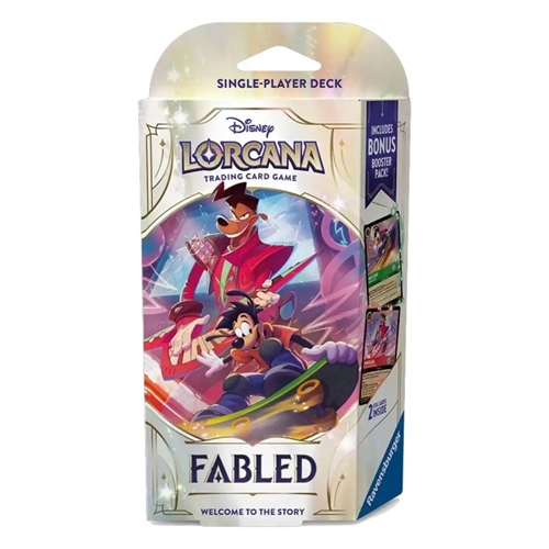 Fabled - Starter Deck - Max Goof & Powerline (Emerald/Ruby) - Disney Lorcana